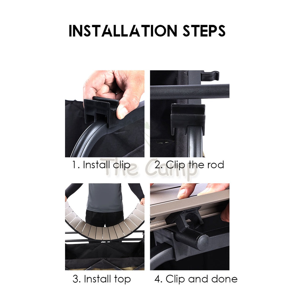 Universal Aluminium Alloy Wagon Table Top for Naturehike Mobi Garden Trolley Camping