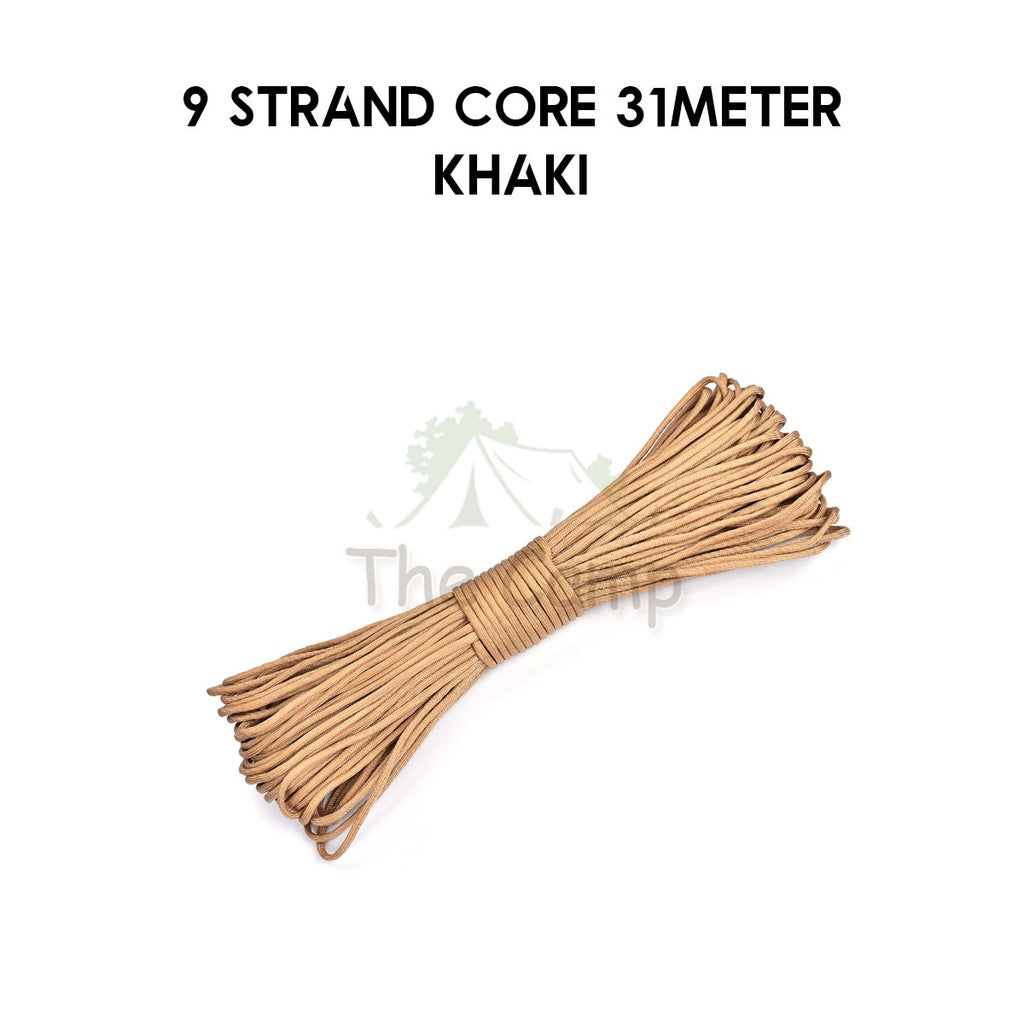 9 / 10 Strand Core 4mm 31m 100m Paracord Rope Parachute Cord Military Standard Lanyard Flysheet Tarp Tent Camping Survi