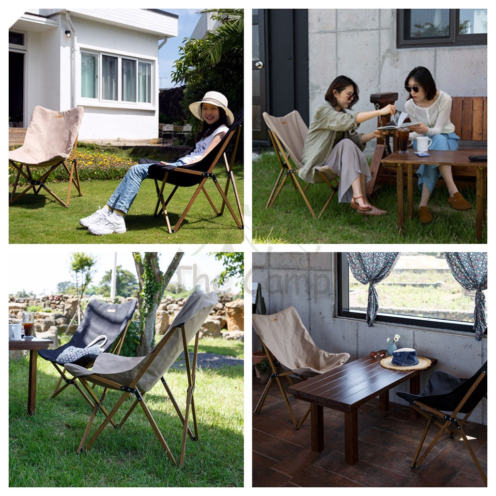 Naturehike Folding Chair Wood Finishing Outdoor Portable Foldable Camping Moon Chair Aluminium Alloy MW01 NH19Y001-Z