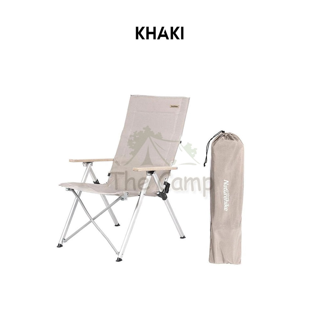 Naturehike Recliner Chair with Arm Rest Portable Adjustable Outdoor Camping Kerusi Healing High Back NH17T003-Y TY03