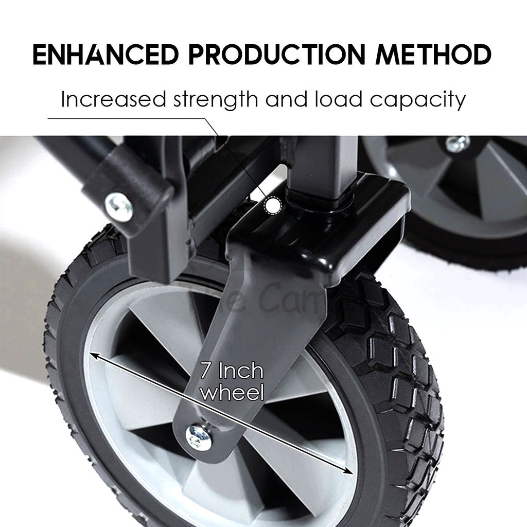 Mobi Garden Camping Portable Trolley Wagon 100L Litre Fast Easy Folding Cart Line Collaboration Outdoor Gear Naturehike