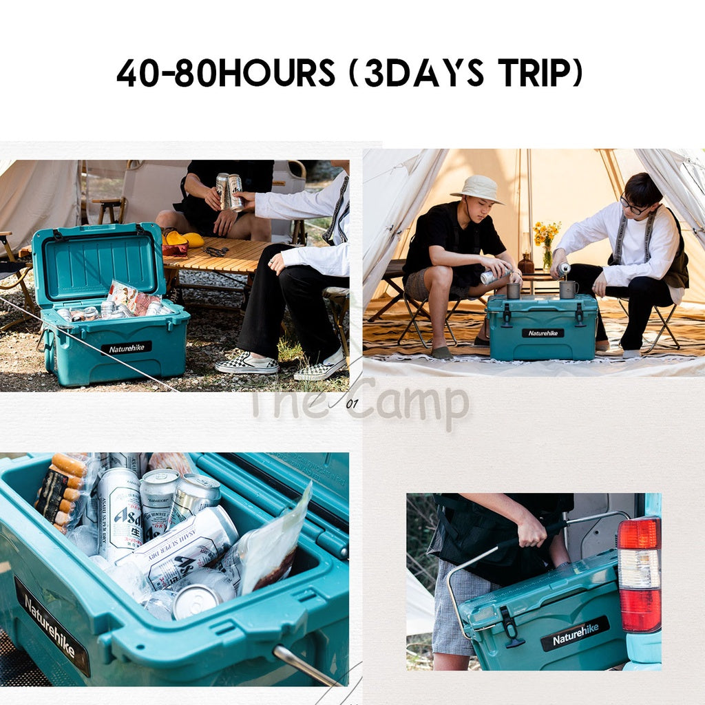 Naturehike Portable Extreme Cooler Box Ice Box Camping Outdoor Picnic Refrigerator Storage Box 25L 50L Freezer