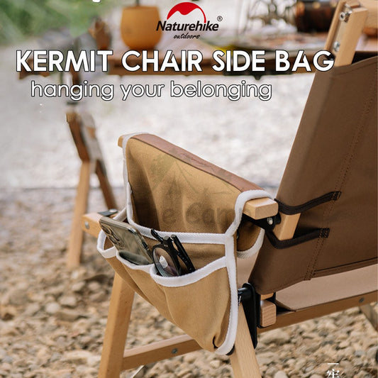 Naturehike Kermit Chair Side Storage Bag Pouch Camping Portable Accessories Armchair Pocket Canvas Hanging Bag