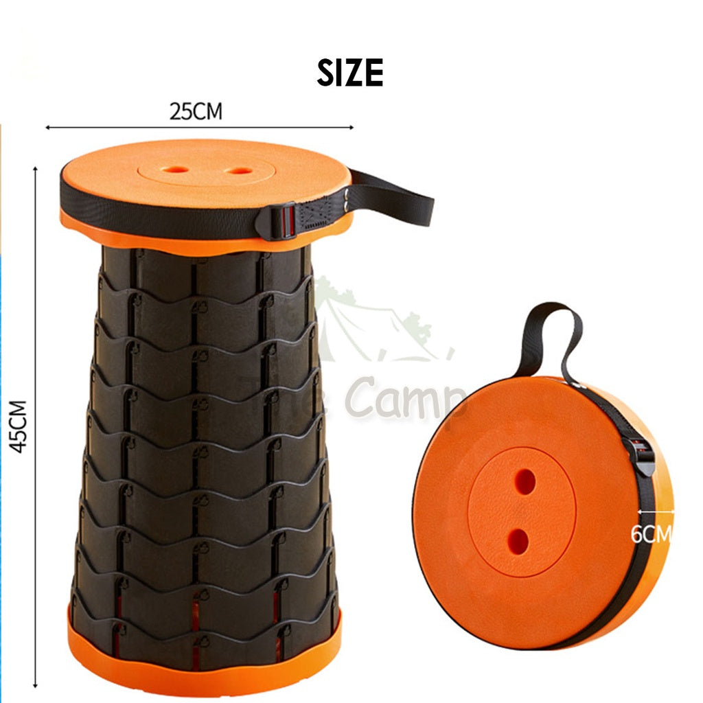 Heavy Duty Telescopic Portable Stool Camping Chair Lightweight Retractable Collapsible Folding Foldable Fishing Outdoor