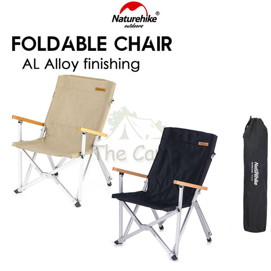 Naturehike Aluminium Alloy Folding Chair Outdoor Portable Foldable Camping Moon Chair Shangye NH19JJ004