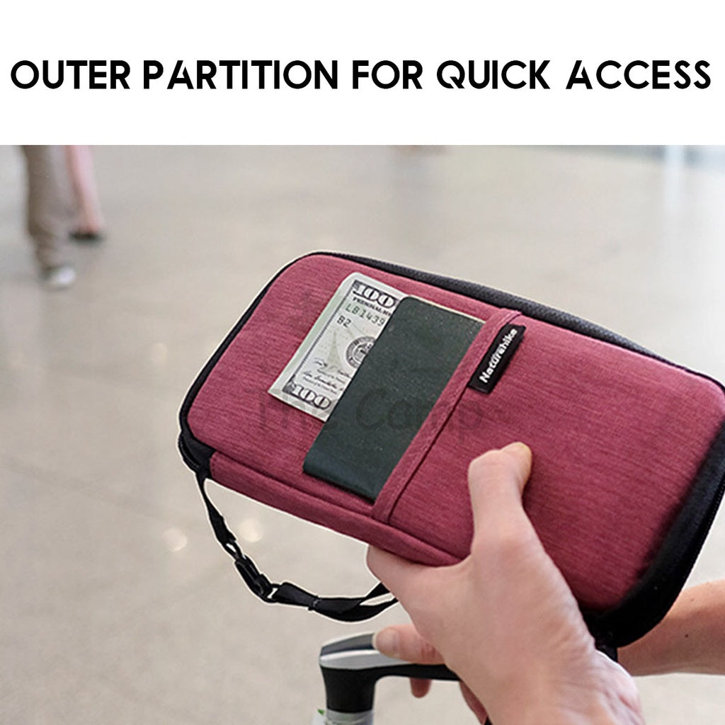 Naturehike Waterproof Travel Wallet Waterproof Passport Holder Coin Bag Purse Camping Tent Nail Peg Rope Table Chair
