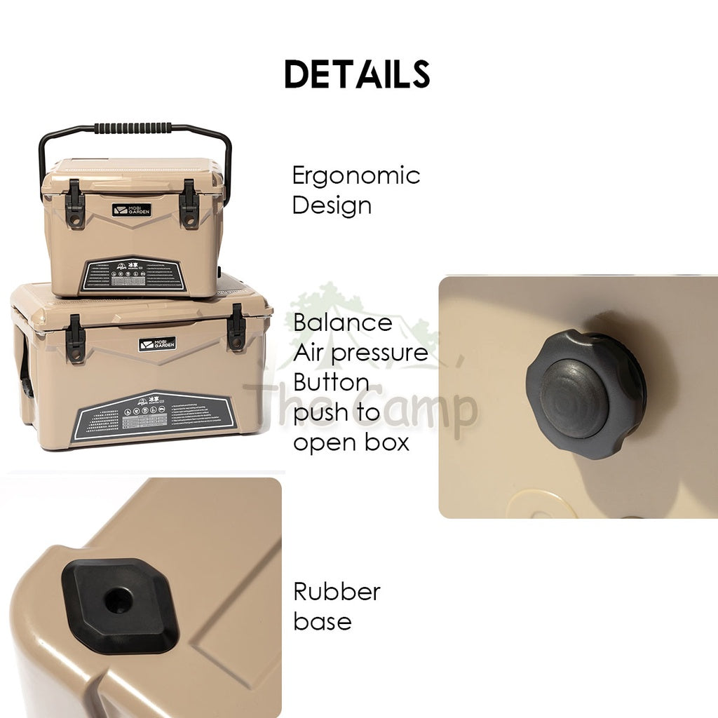 Mobi Garden Portable Extreme Cooler Box Ice Box Camping Outdoor Picnic Refrigerator Storage Box 19L 43L Freezer