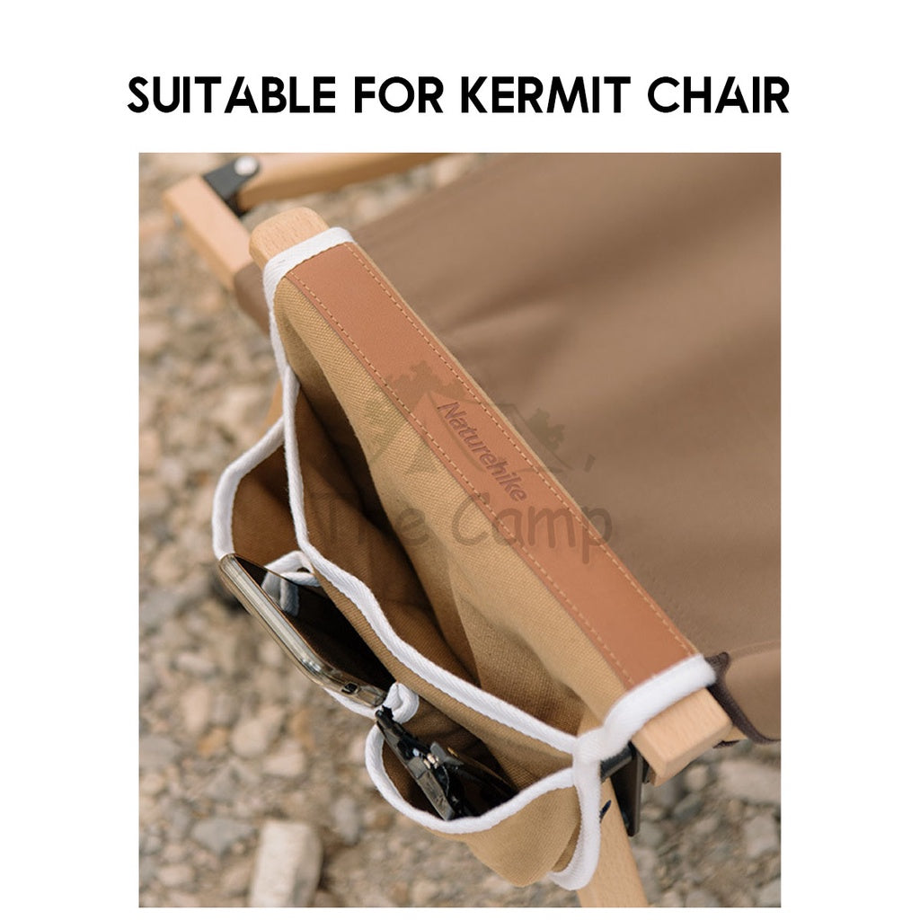 Naturehike Kermit Chair Side Storage Bag Pouch Camping Portable Accessories Armchair Pocket Canvas Hanging Bag