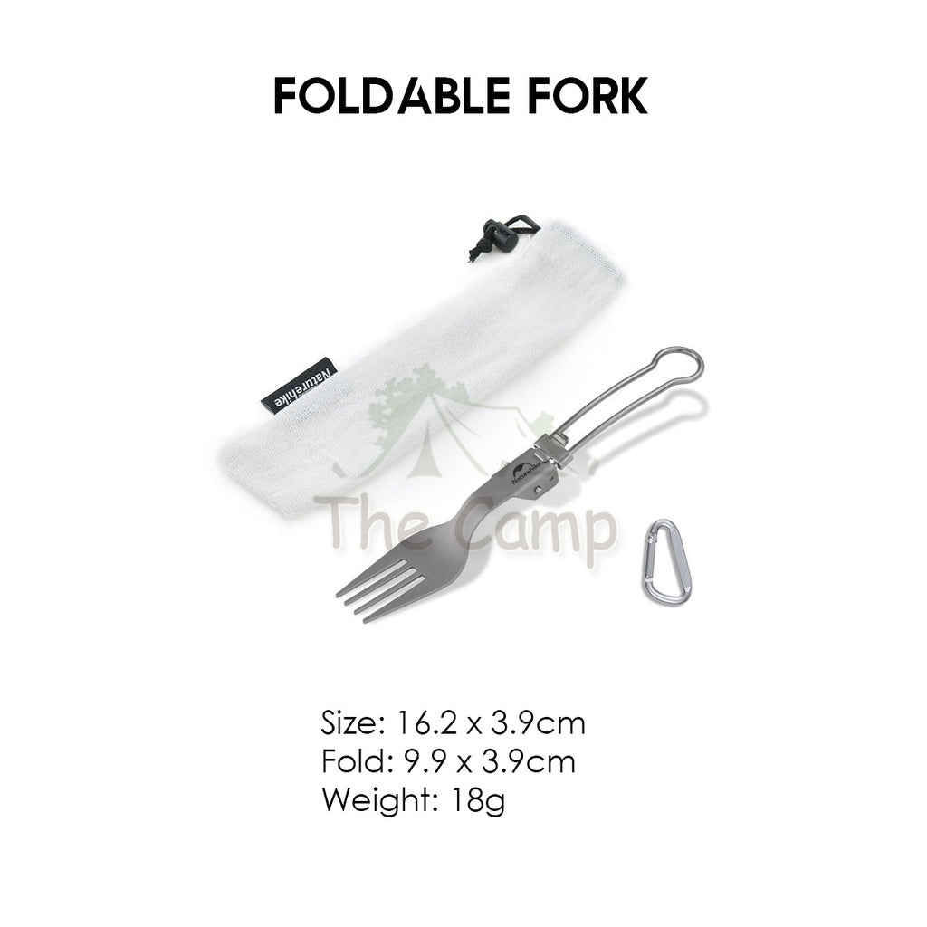 Naturehike Titanium Series Product Cup Bowl Cutlery Set Spork Fork Spoon Knife Cookware Utensil Camping Mobi Garden