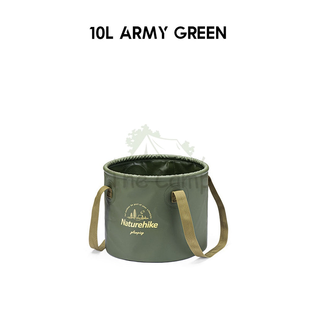 Naturehike Camping Foldable Bucket Portable Waterproof Round 10L 20L Water Transparent Container CNK2350CF010