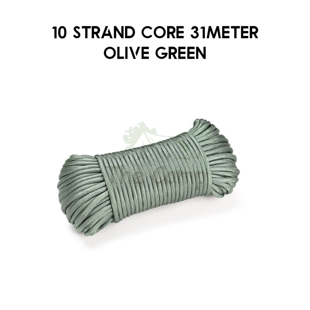 9 / 10 Strand Core 4mm 31m 100m Paracord Rope Parachute Cord Military Standard Lanyard Flysheet Tarp Tent Camping Survi
