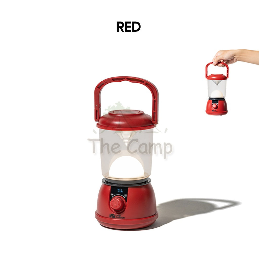 Mobi Garden Super Bright 3 Color Mode Stepless Dimming LED Hanging Table Lamp Camping Light Outdoor USB Hiking Fishing