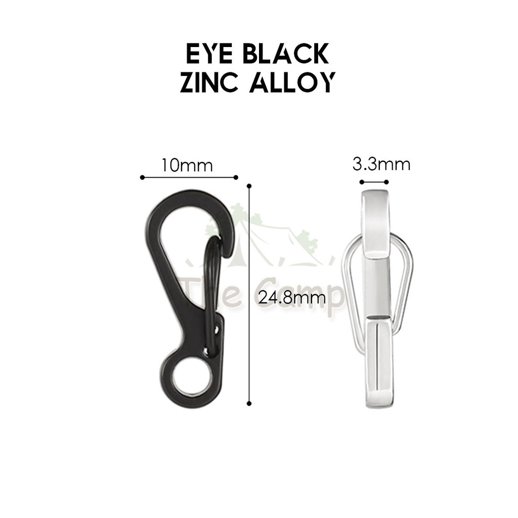 Carabiner D Shape S Shape Aluminium Stainless Steel Buckle Clip Key Chain Outdoor Camping Paracord Spring Keyring Hook