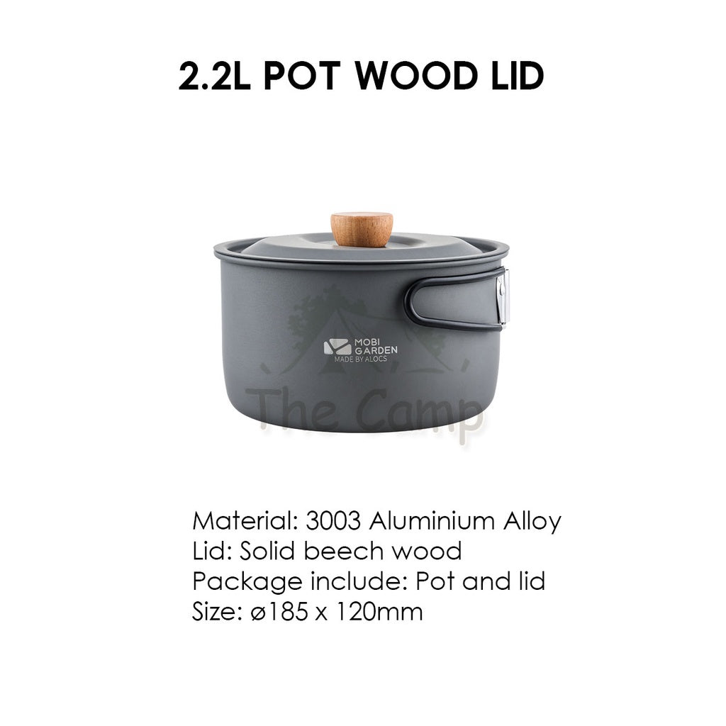 Mobi Garden Cookware Pot & Pan Portable Foldable Outdoor Camping Picnic Frying Pan Tent Flysheet Pole Table Naturehike