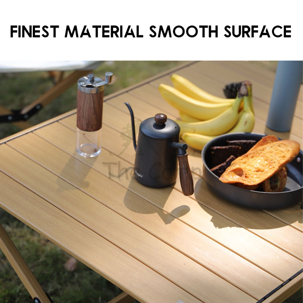 New 2022 Outdoor Folding Aluminium Table Portable Foldable Camping Picnic Nail Flysheet Tent Peg Pole Chair Big Black