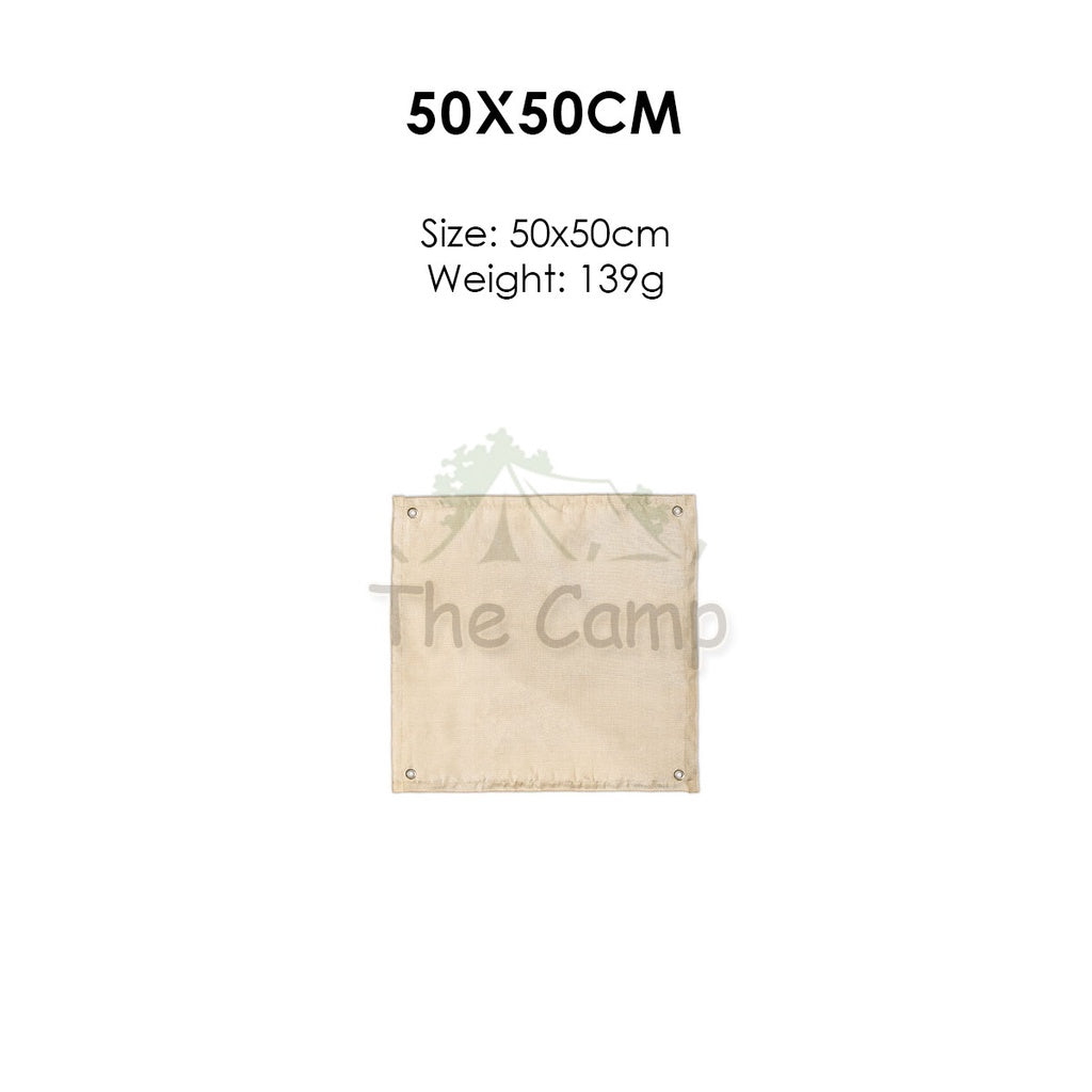 Outdoor Camping Fireproof Mat Cloth BBQ Fiberglass Fire Blanket Insulation Silicone Resistant Flame Retardant Fiber Glas