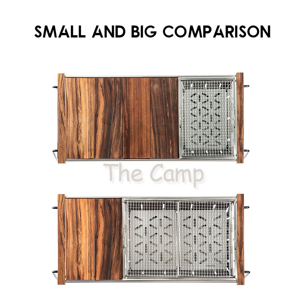 Naturehike Stainless Steel BBQ Grill IGT Module Modular Outdoor Camping Portable Folding Stove Picnic