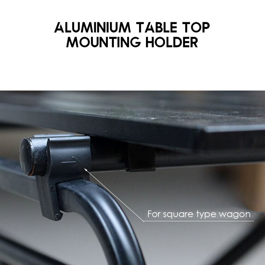 Camping Wagon Accessories Holder Mounting Clip for Aluminium Table Top Mobi Garden
