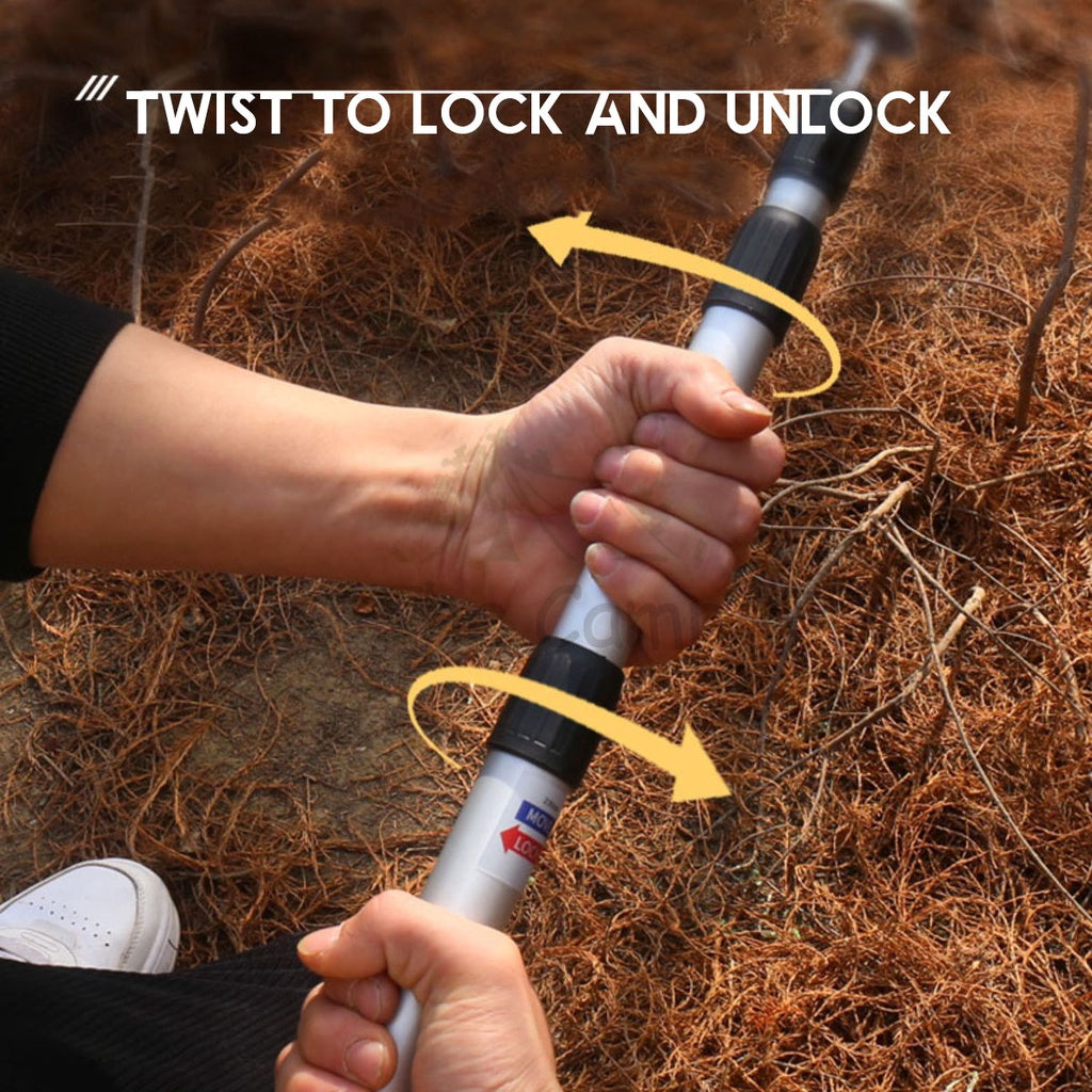 Camping Adjustable Rod for Flysheet Tarp Tent Camp Bag Hiking Family 2.3 3.0 2 3 m Support Pole with Bag Retractable