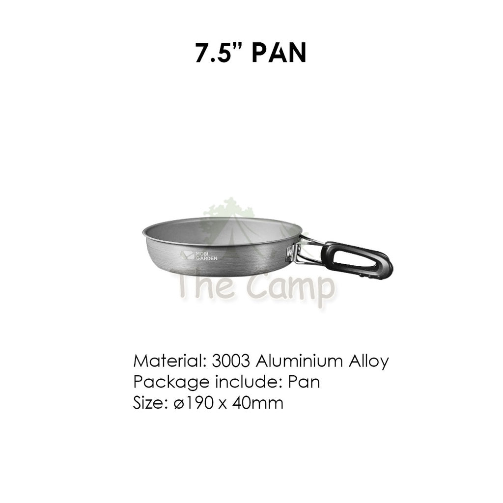 Mobi Garden Cookware Pot & Pan Portable Foldable Outdoor Camping Picnic Frying Pan Tent Flysheet Pole Table Naturehike
