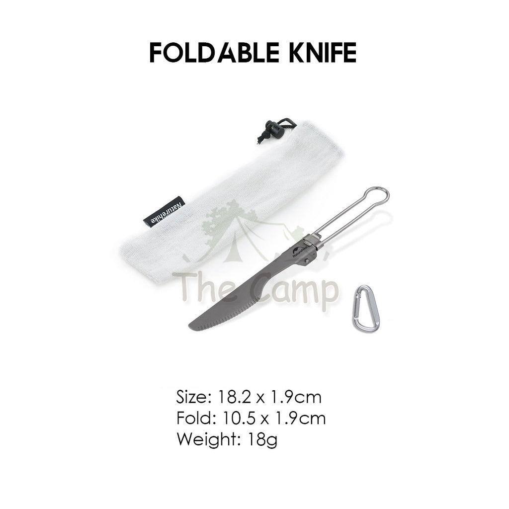 Naturehike Titanium Series Product Cup Bowl Cutlery Set Spork Fork Spoon Knife Cookware Utensil Camping Mobi Garden