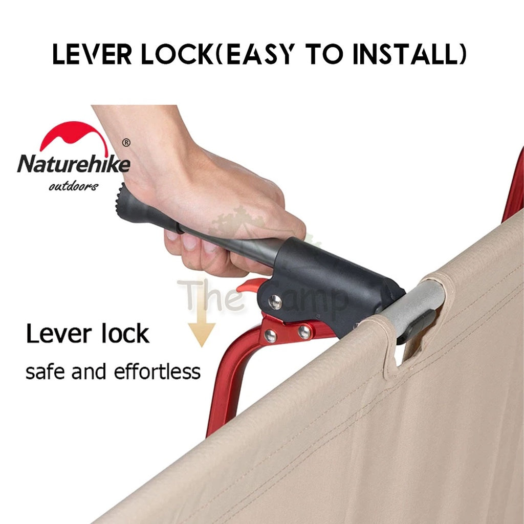 Naturehike Camping Cot Ultralight Foldable Sleeping Mat Outdoor Bed Mattress Tent Flysheet Peg Nail Table DY Chair Pole
