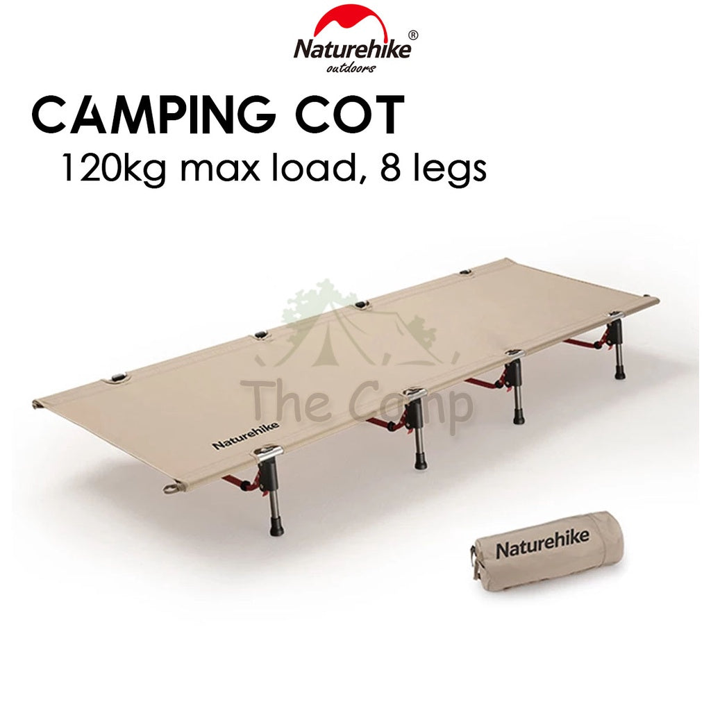 Naturehike Camping Cot Ultralight Foldable Sleeping Mat Outdoor Bed Mattress Tent Flysheet Peg Nail Table DY Chair Pole