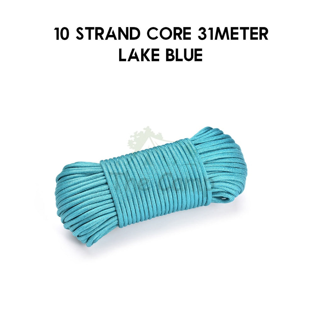9 / 10 Strand Core 4mm 31m 100m Paracord Rope Parachute Cord Military Standard Lanyard Flysheet Tarp Tent Camping Survi