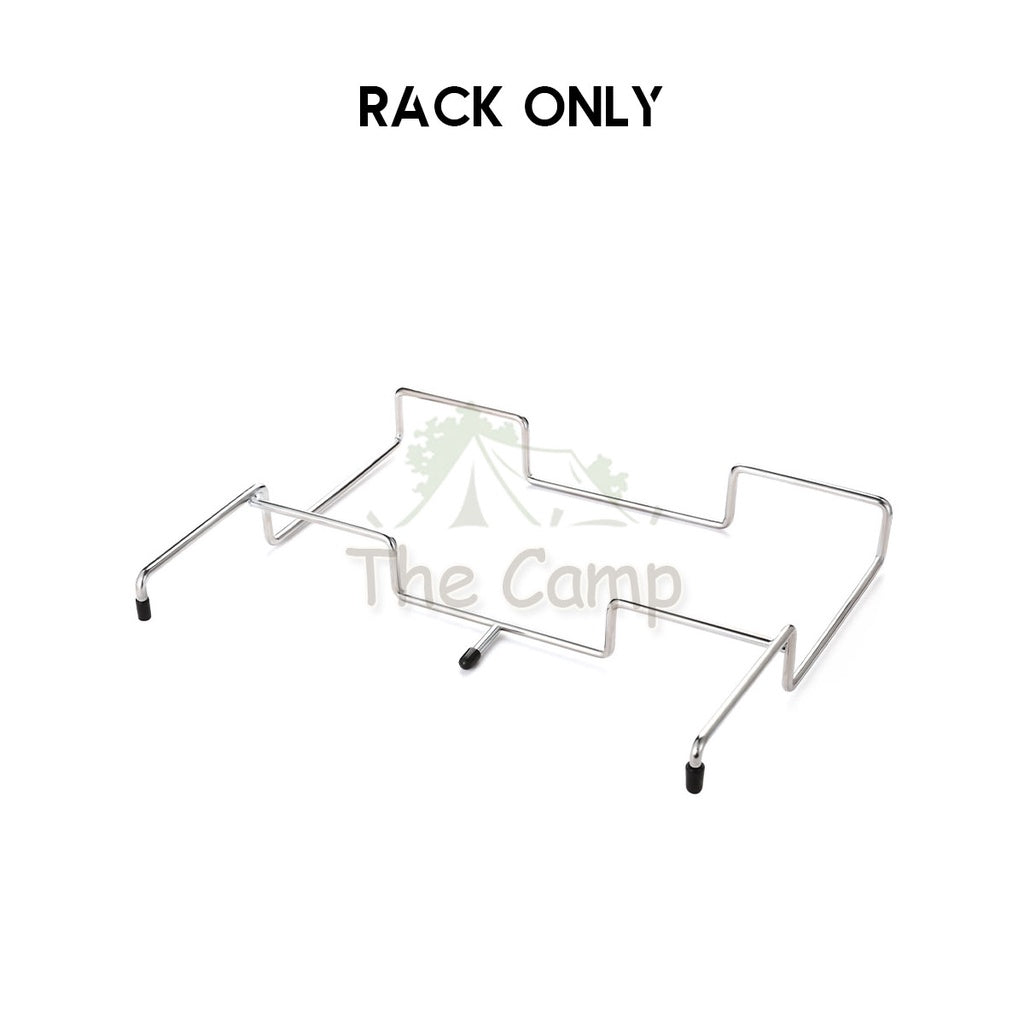 Table Side Rack Garbage Bin Disposable Portable Camping Rubbish Trash Holder Stand Stainless Steel Organizer Storage