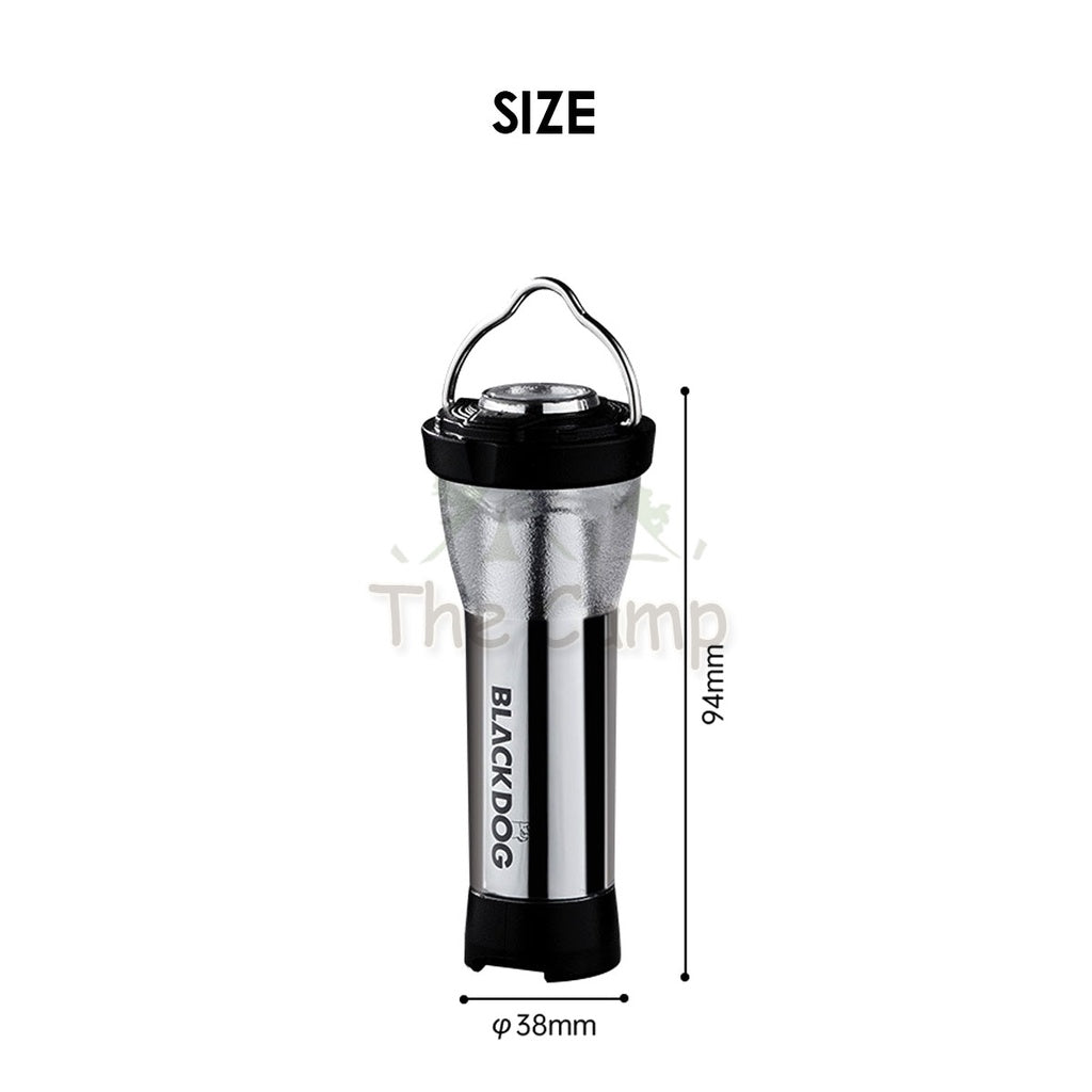 Blackdog Outdoor Camping Lighthouse Atmosphere LED Latern Torch Light Portable Rechargeable Black Reflector Goal Zero