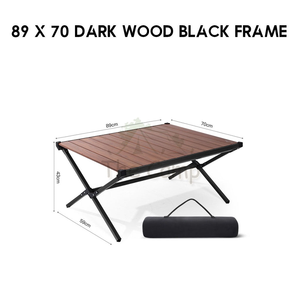 New 2022 Outdoor Folding Aluminium Table Portable Foldable Camping Picnic Nail Flysheet Tent Peg Pole Chair Big Black