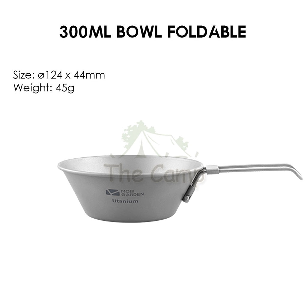 Mobi Garden Titanium Series Product Cup Bowl Cutlery Set Fork Spoon Knife Cookware Utensil