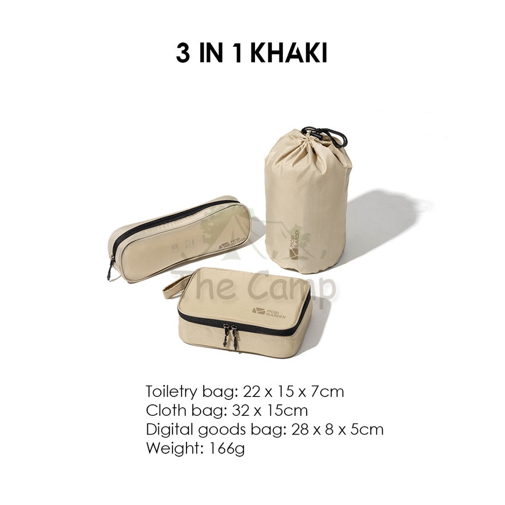 Mobi Garden Travel Bag Set Perfect for Travelling Camping Hiking Storage Set Tent Nail Peg Flysheet Table Chair Pole