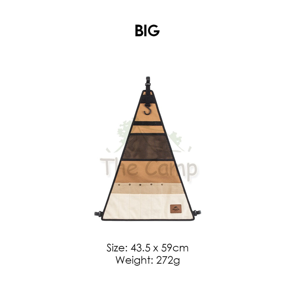 Naturehike Triangle Rack Side Bag Hanging Storage Camping Picnic Tripod Outdoor Cutlery Organizer Peg Flysheet Nail Rope