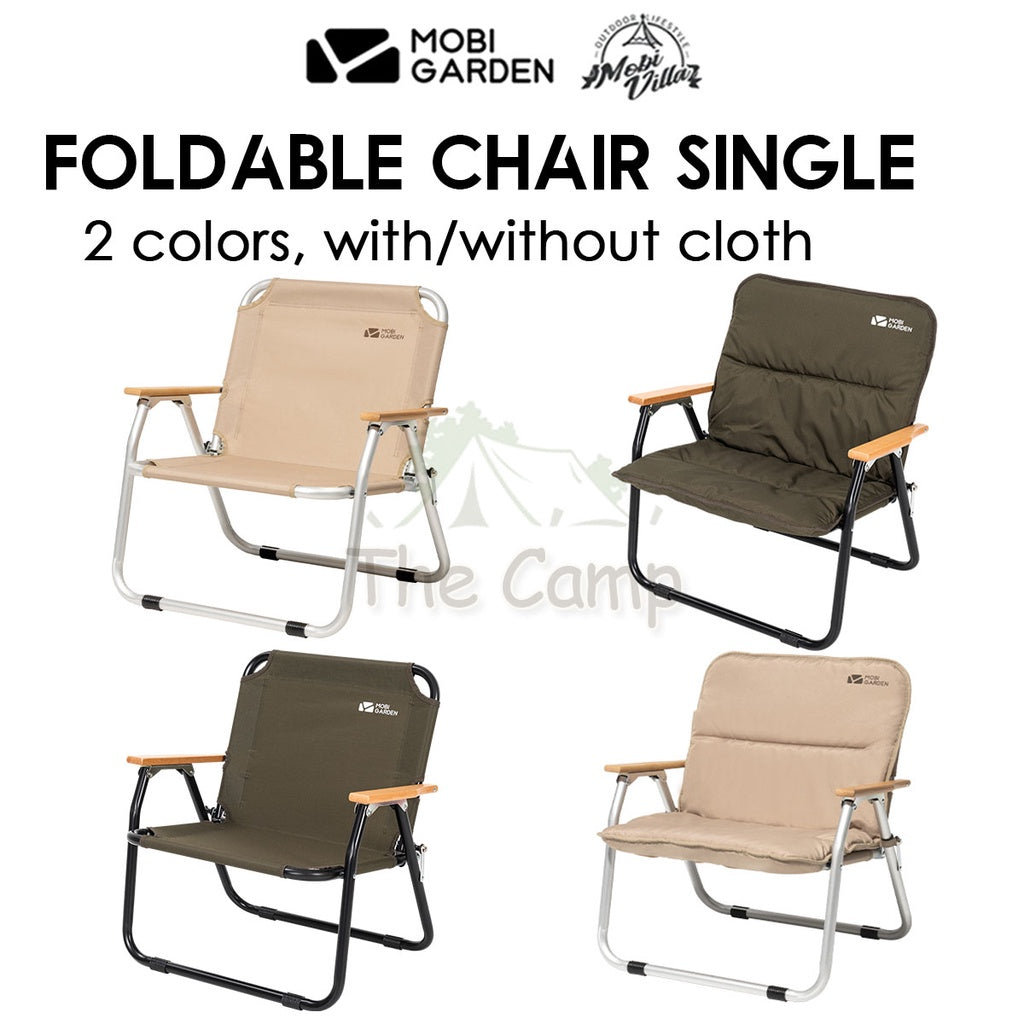 Mobi Garden Foldable Single Chair Camping With Cover Hiking Tent Nail Peg Flysheet Table Rope Pole Bed Naturehike