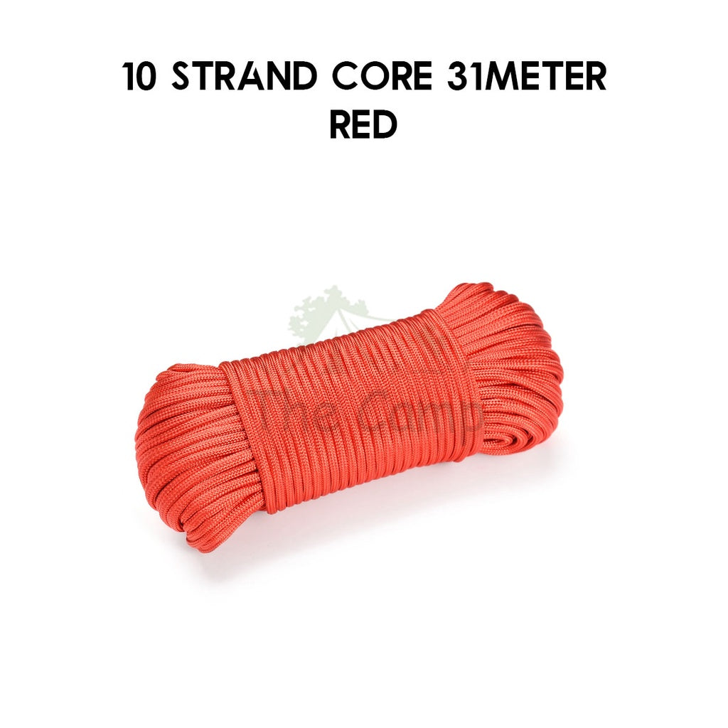 9 / 10 Strand Core 4mm 31m 100m Paracord Rope Parachute Cord Military Standard Lanyard Flysheet Tarp Tent Camping Survi