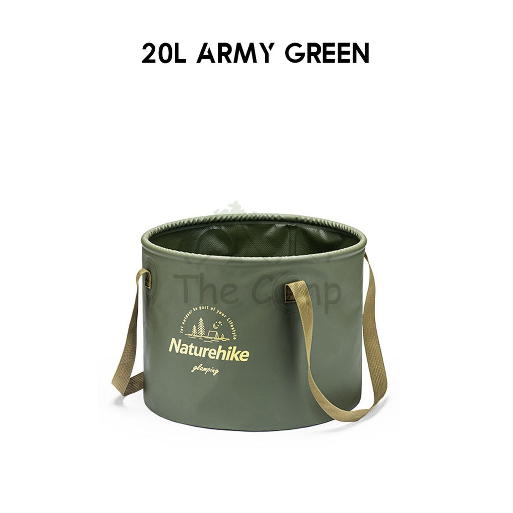 Naturehike Camping Foldable Bucket Portable Waterproof Round 10L 20L Water Transparent Container CNK2350CF010