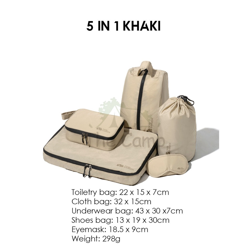 Mobi Garden Travel Bag Set Perfect for Travelling Camping Hiking Storage Set Tent Nail Peg Flysheet Table Chair Pole