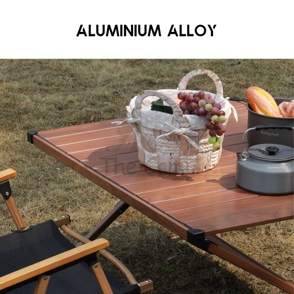 New 2022 Outdoor Folding Aluminium Table Portable Foldable Camping Picnic Nail Flysheet Tent Peg Pole Chair Big Black