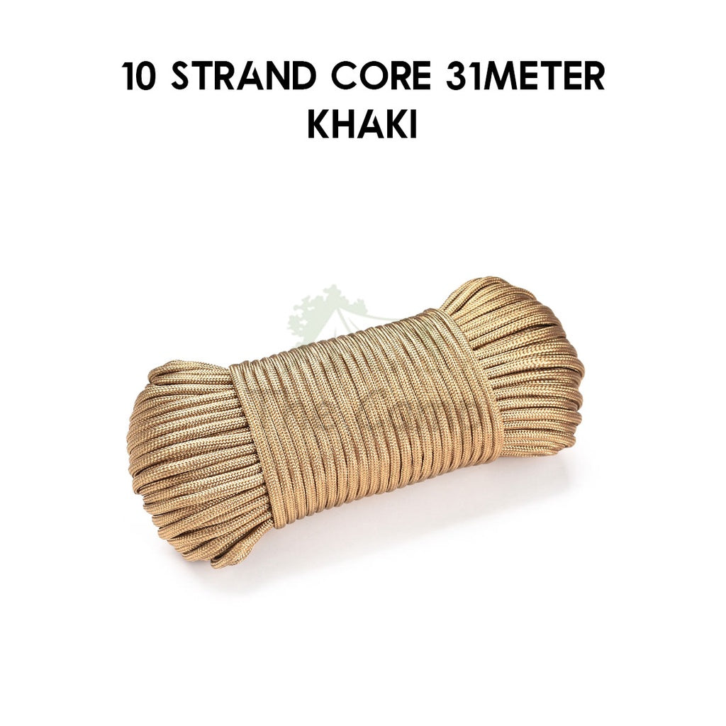 9 / 10 Strand Core 4mm 31m 100m Paracord Rope Parachute Cord Military Standard Lanyard Flysheet Tarp Tent Camping Survi