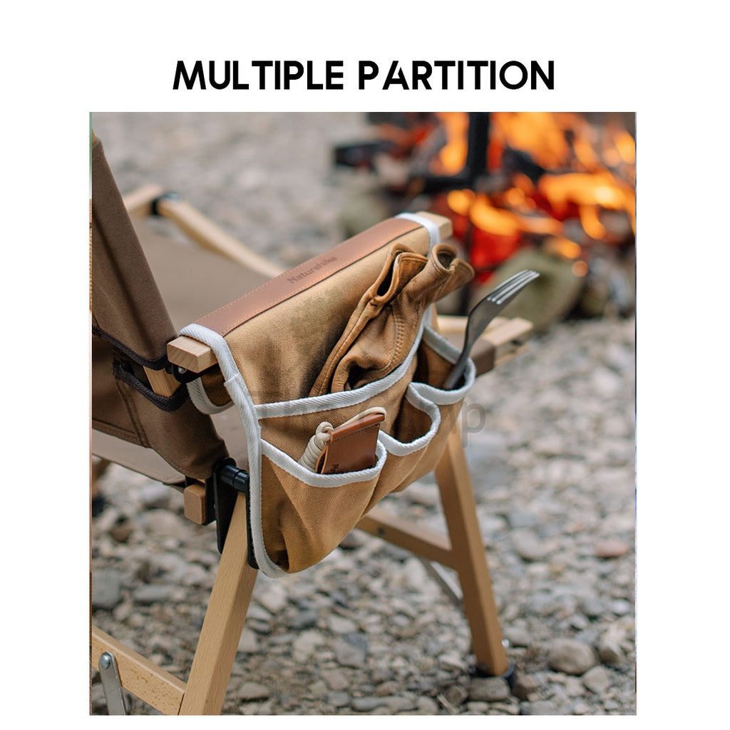 Naturehike Kermit Chair Side Storage Bag Pouch Camping Portable Accessories Armchair Pocket Canvas Hanging Bag