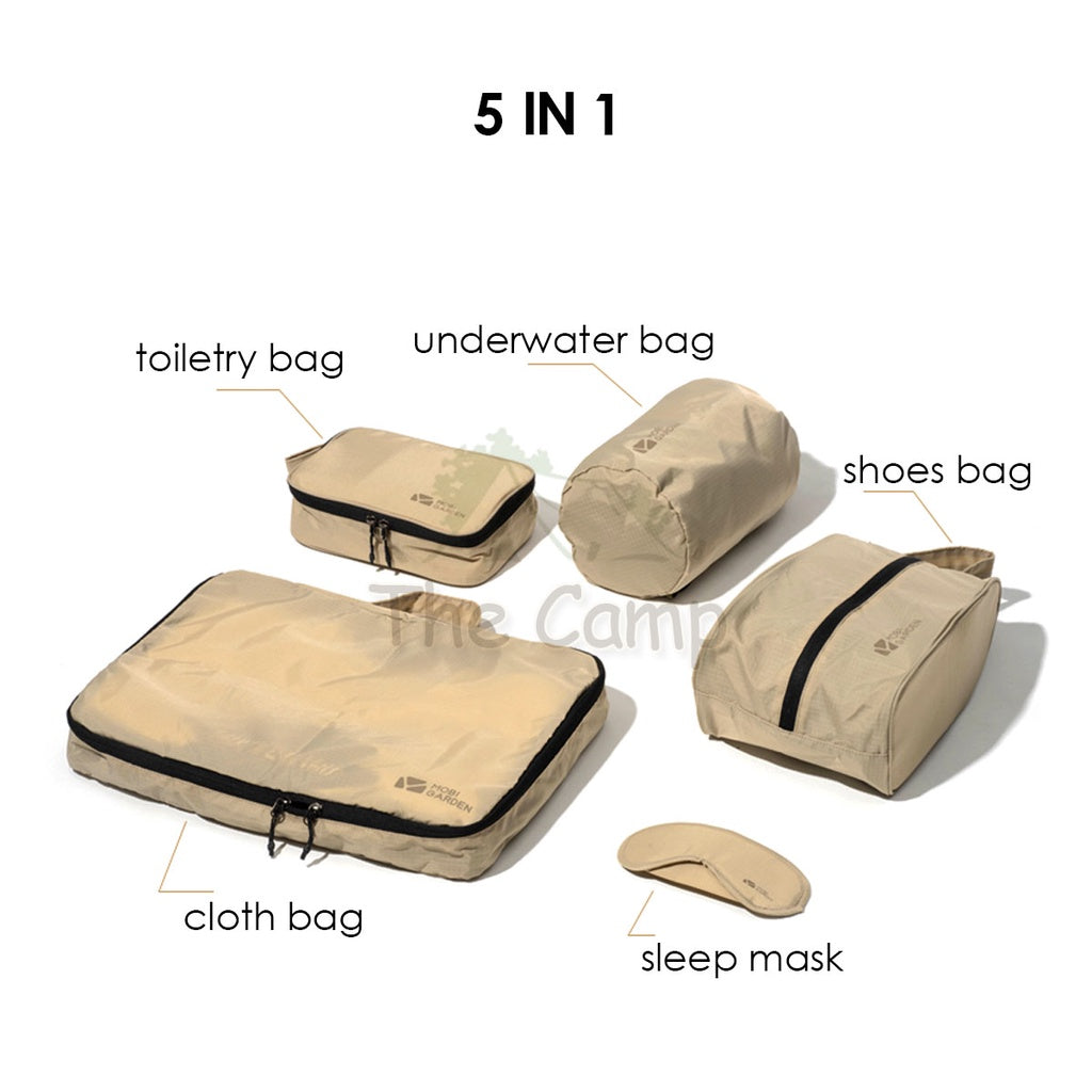 Mobi Garden Travel Bag Set Perfect for Travelling Camping Hiking Storage Set Tent Nail Peg Flysheet Table Chair Pole