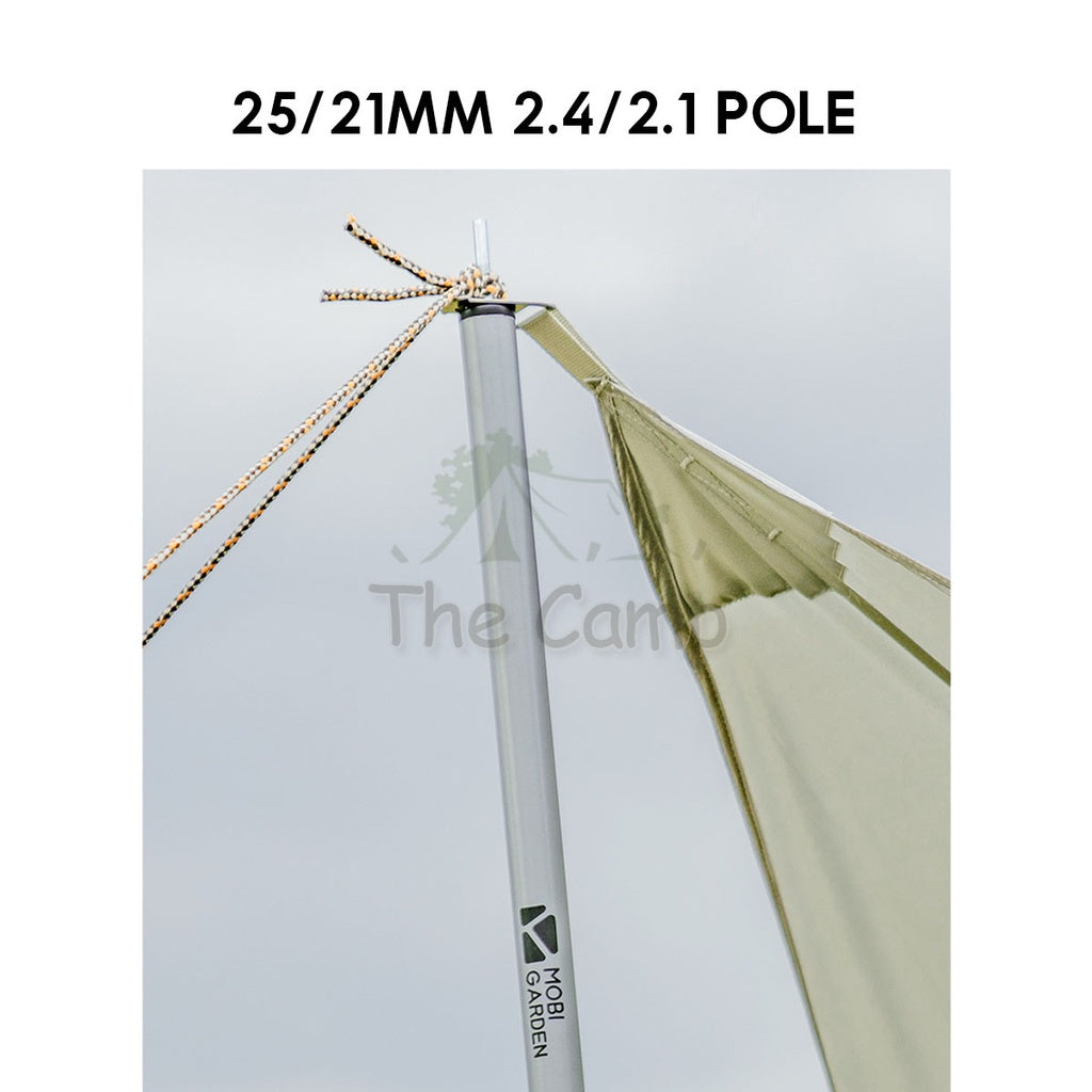 Mobi Garden Era Series Flysheet Tarp Silver Coated UV Block Sunscreen Tent Canopy Outdoor Equipment Family Naturehike