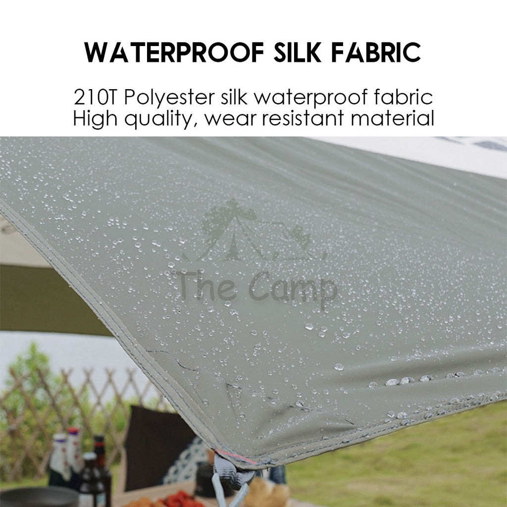 Mobi Garden Camping Flysheet Tarp Silver Coated UV Block Sunscreen Tent Canopy Outdoor Gear Equipment Family Naturehike