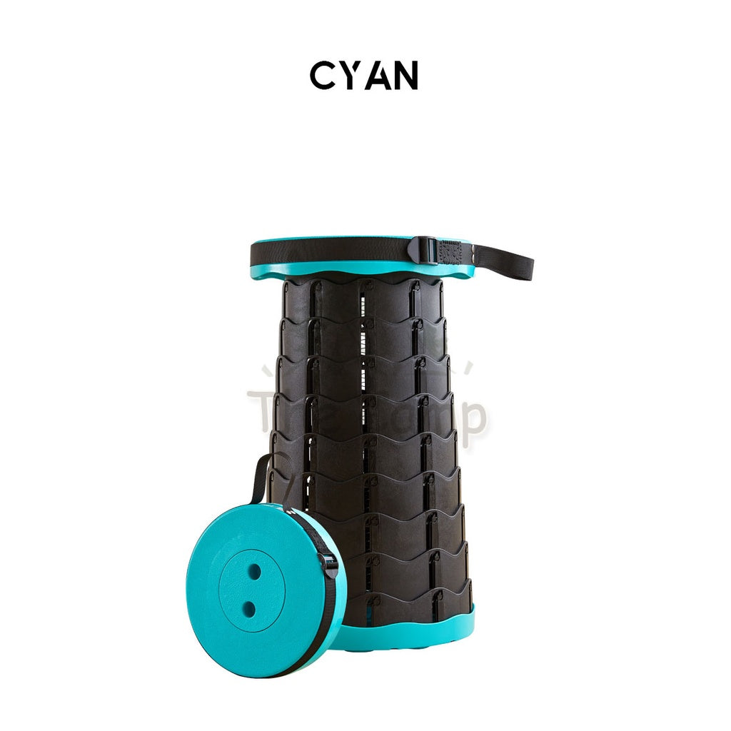 Heavy Duty Telescopic Portable Stool Camping Chair Lightweight Retractable Collapsible Folding Foldable Fishing Outdoor