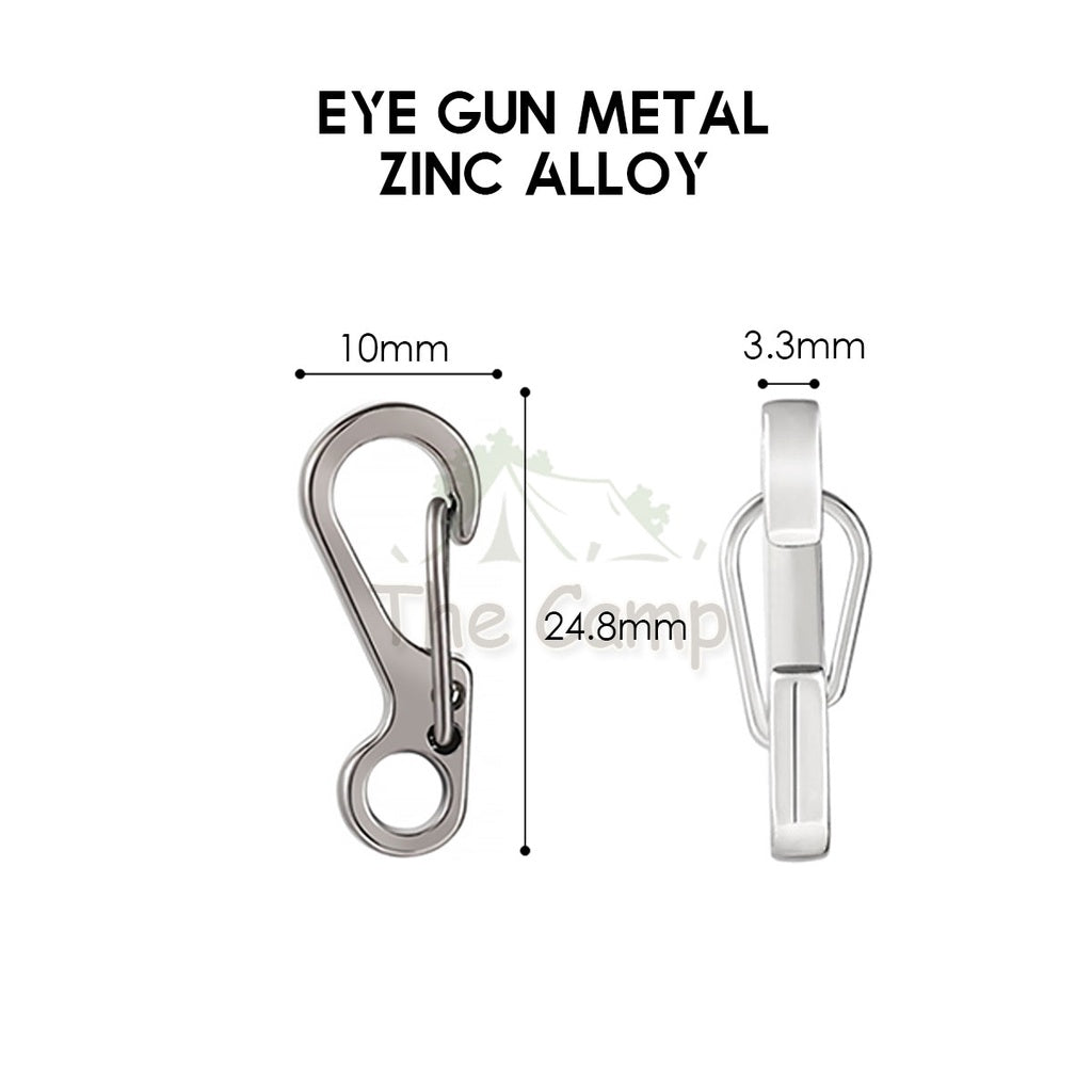 Carabiner D Shape S Shape Aluminium Stainless Steel Buckle Clip Key Chain Outdoor Camping Paracord Spring Keyring Hook