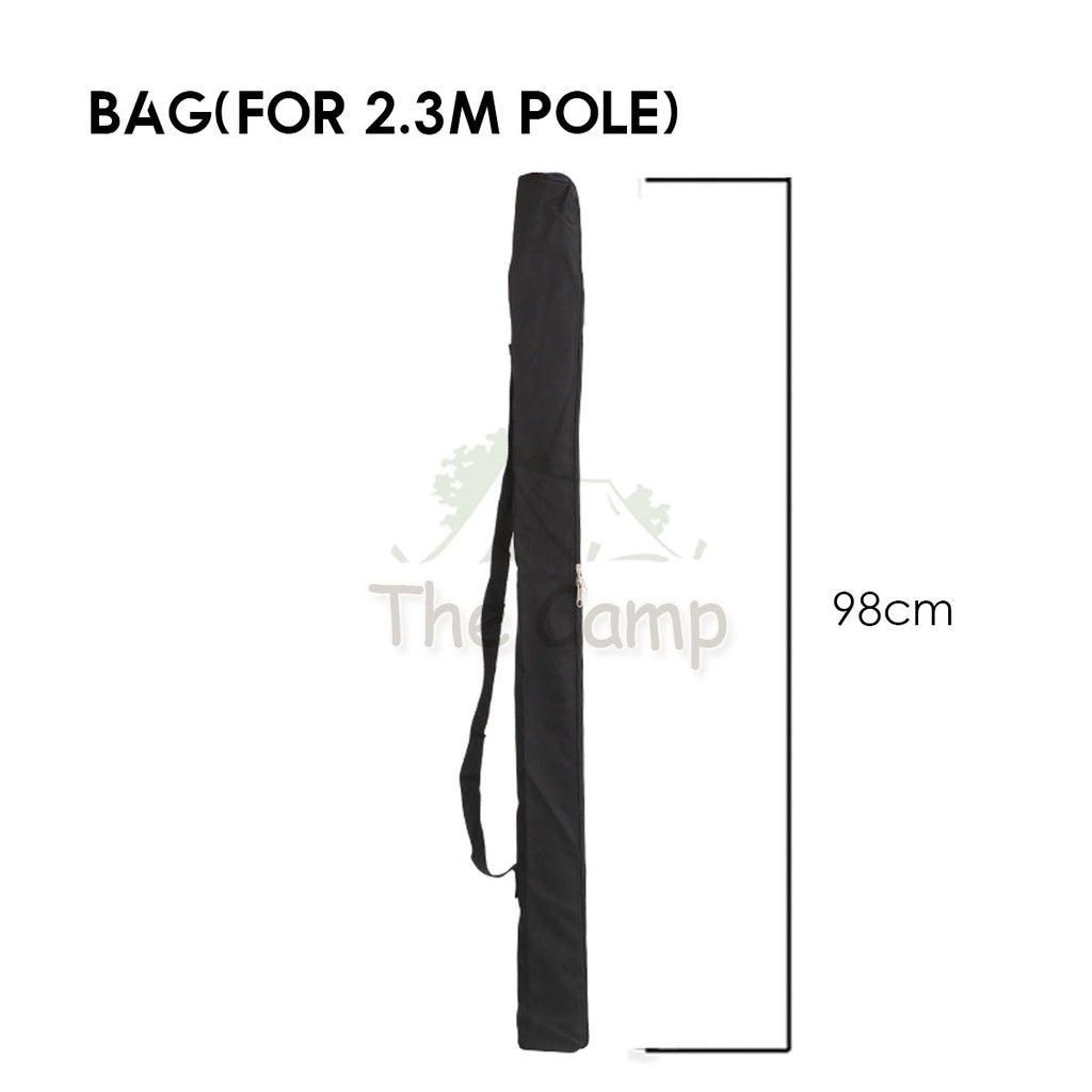 Camping Adjustable Rod for Flysheet Tarp Tent Camp Bag Hiking Family 2.3 3.0 2 3 m Support Pole with Bag Retractable