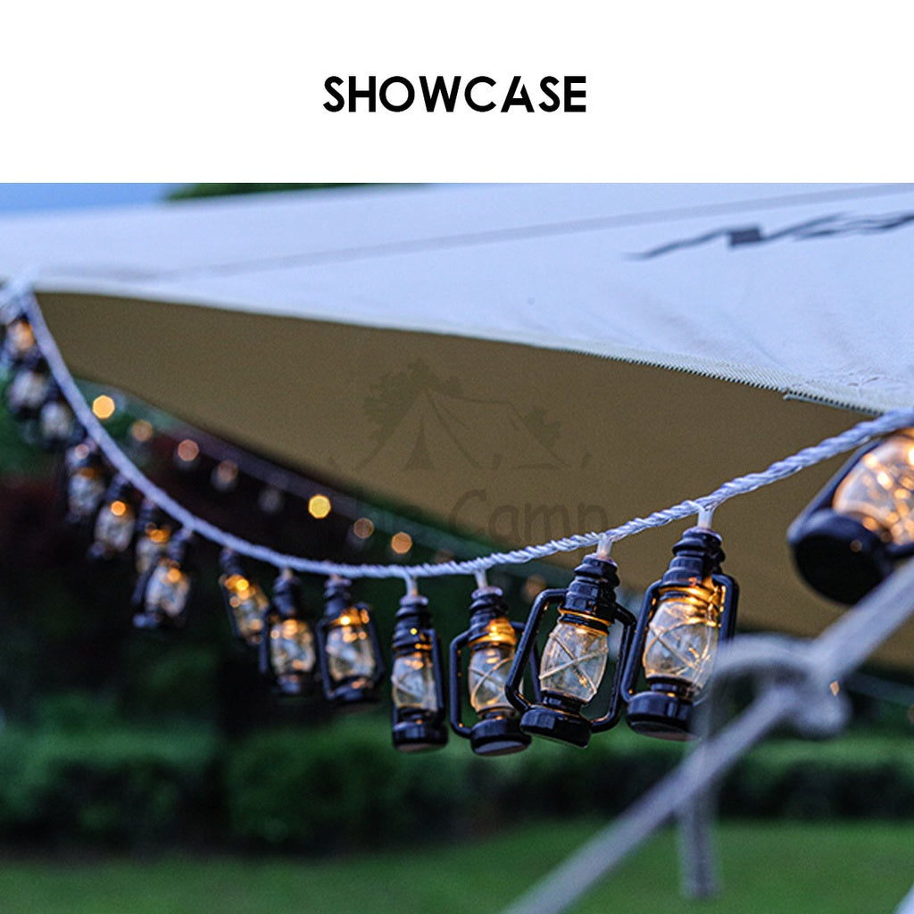 Outdoor LED Fairy Light Bulb Kerosene Solar Design Ball String USB Battery 5m 6m Camping Wedding Decoration Xmas