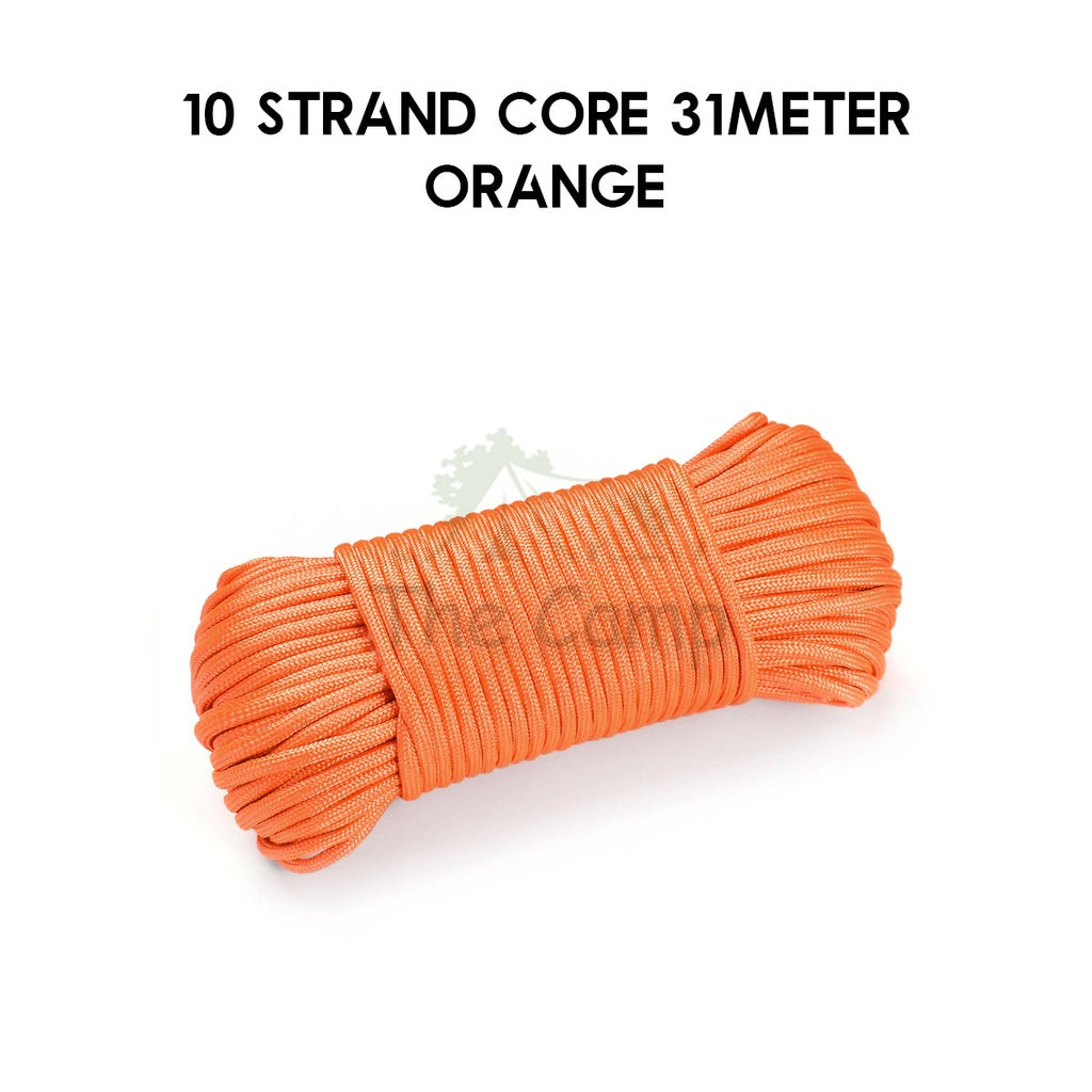 9 / 10 Strand Core 4mm 31m 100m Paracord Rope Parachute Cord Military Standard Lanyard Flysheet Tarp Tent Camping Survi