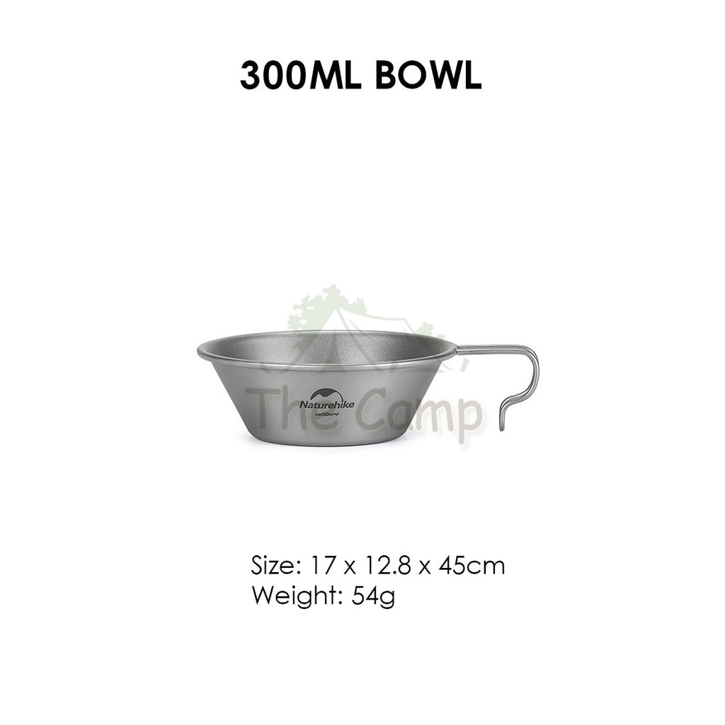 Naturehike Titanium Series Product Cup Bowl Cutlery Set Spork Fork Spoon Knife Cookware Utensil Camping Mobi Garden